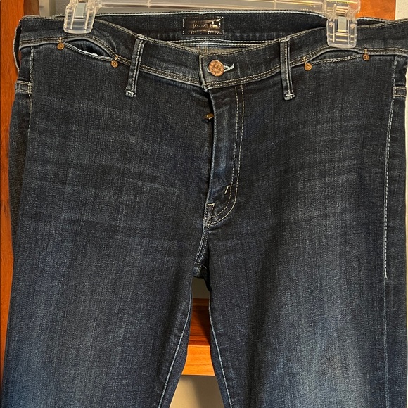 MOTHER The Curfew Bootcut Jeans in Deep Indigo - Picture 5 of 8